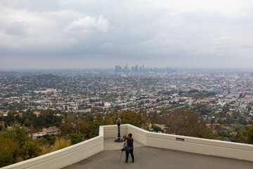 View over Los Angeles, California, USA