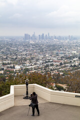 View over Los Angeles, California, USA