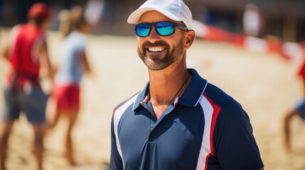 beach volleyball coach generative ai