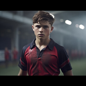 young rugby player's generative ai