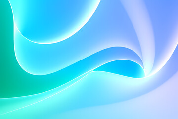 Obraz premium Abstract Light Blue Background. colorful wavy design wallpaper. creative graphic 2 d illustration. trendy fluid cover with dynamic shapes flow.