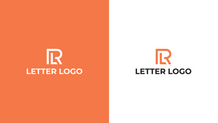 Fototapeta premium Letter R Abstract Dynamic Effect Digital Technology Future Futuristic Monogram Vector Logo Design