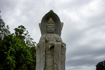 Fototapeta na wymiar Kuan Yin. Templo Budista Chen Tien. Foz do Iguaçu. Paraná.