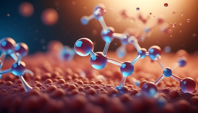 Oxygen Molecules, nano particles, Intelligent Water, Molecules acetone