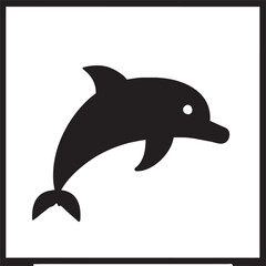 dolphin, pictogram