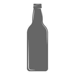 Set of two-color beer craft icons. Vector illustration. Contains arrows with hops arowhead, ribbon, bottles, mugs, barrel, hops, hand with hops.. Item 7