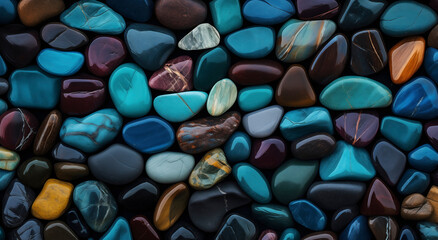 Obraz na płótnie Canvas colorful stones background