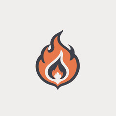Flame Logo Design EPS format Very Cool 