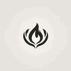 Flame Logo Design EPS format Very Cool 