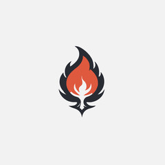 Flame Logo Design EPS format Very Cool 