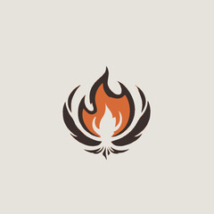 Flame Logo Design EPS format Very Cool 