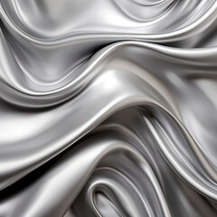 Fondo abstracto con formas ondulantes con tonos grises y reflejos de luz