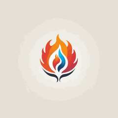 Flame Logo Design EPS format Very Cool 