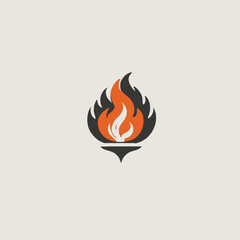 Flame Logo Design EPS format Very Cool 