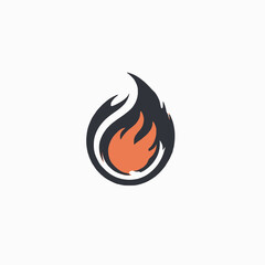 Flame Logo Design EPS format Very Cool 