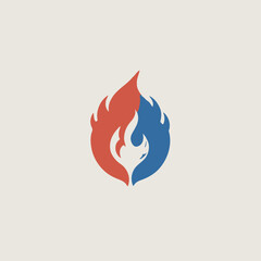 Flame Logo Design EPS format Very Cool 
