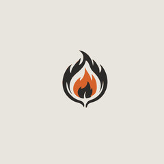 Flame Logo Design EPS format Very Cool 