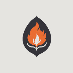 Flame Logo Design EPS format Very Cool 