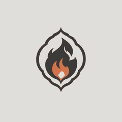 Flame Logo Design EPS format Very Cool 