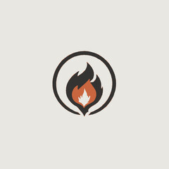 Flame Logo Design EPS format Very Cool 