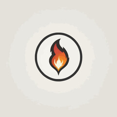 Flame Logo Design EPS format Very Cool 