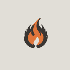 Flame Logo Design EPS format Very Cool 