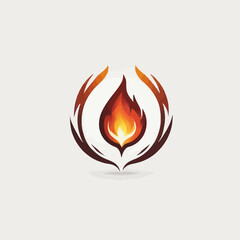 Flame Logo Design EPS format Very Cool 