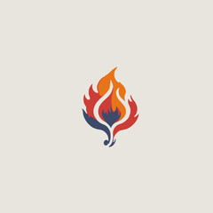 Flame Logo Design EPS format Very Cool 