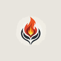 Flame Logo Design EPS format Very Cool 