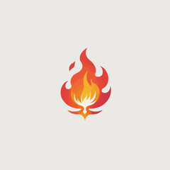 Flame Logo Design EPS format Very Cool 