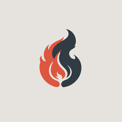 Flame Logo Design EPS format Very Cool 