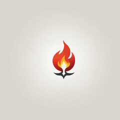 Flame Logo Design EPS format Very Cool 