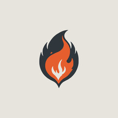Flame Logo Design EPS format Very Cool 