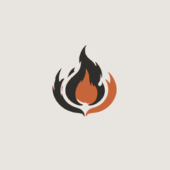 Flame Logo Design EPS format Very Cool 
