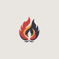 Flame Logo Design EPS format Very Cool 