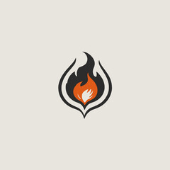 Flame Logo Design EPS format Very Cool 