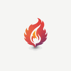Flame Logo Design EPS format Very Cool 