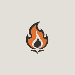Flame Logo Design EPS format Very Cool 
