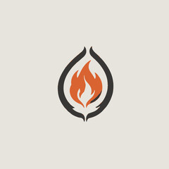 Flame Logo Design EPS format Very Cool 