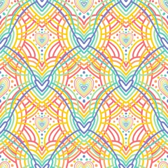 Valentines markers hearts seamless love pattern for wrapping paper and fabrics and linens and kids accessories