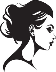 Ethereal Mystique Black Womans Profile Mystical Aura Iconic Black Beauty