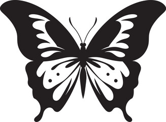 Serenity Glide Black Butterfly Icon Mystic Soar Iconic Butterfly in Black