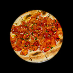 pizza isolated on white background