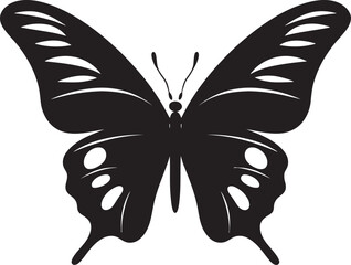Mystic Flight Iconic Vector Butterfly Sublime Flutter Black Butterfly Design