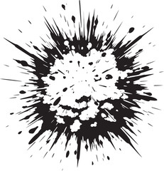 Explo Vector Black Explosive Emblem Whizbang Fury Explosive Icon Design
