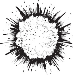 Kablam o rama Explosive Vector Icon Blastorama Black Dynamic Blast