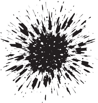 Wham Bam Explosive Cartoon Explosion Dynamic Detonation Black Explosion Design