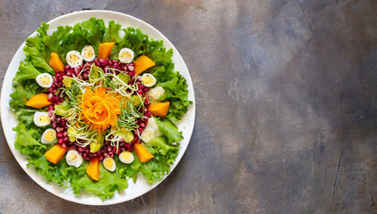 Fototapeta na wymiar salad