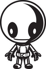 RoboBlast Mascot Vector Emblematic Icon Bomber Bot Bliss Vector Mascot Icon