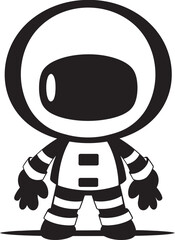 Dynamite Dynamo Emblematic Black Logo Cheerful RoboBlast Vector Mascot Design
